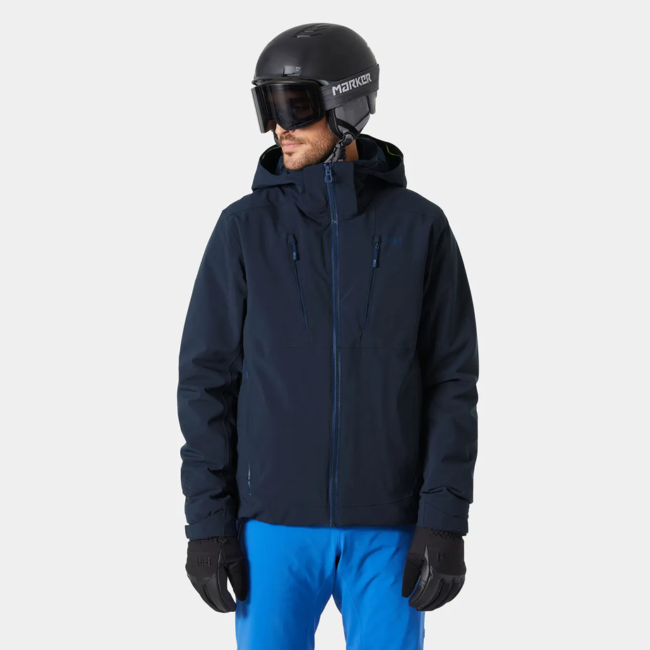 Giacca Da Sci Helly-Hansen Alpha 4.0 Uomo – Impermeabile E Traspirante Con Isolamento PrimaLoft Black Eco