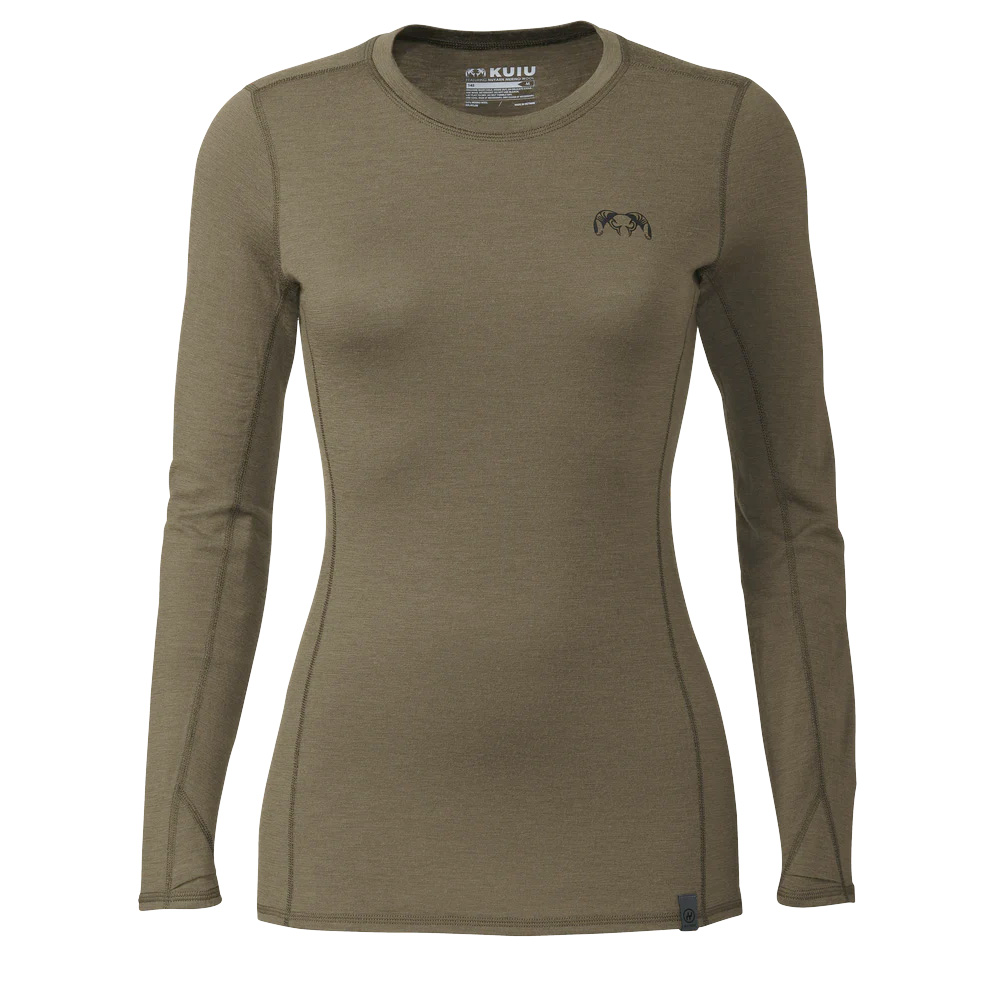 Haut Thermique Manches Longues Merino Extra Fine - Femme XS - Aubergine - Neuf