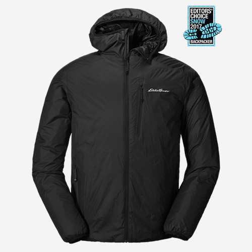 Men's evertherm down hooded jacket review store